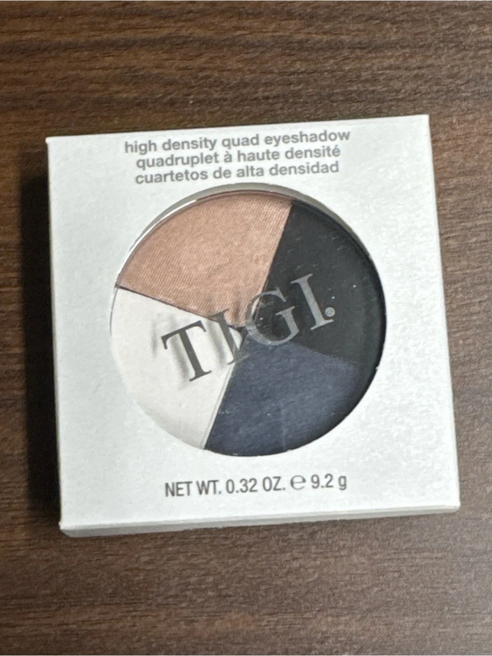 TIGI Quad Eyeshadow Palette — Bronze, Silver, Charcoal & Slate